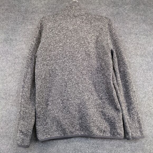 Champion Men's Notre Dame Full Zip Sweatshirt Gray Medium Long Sleeve Polyester - Picture 6 of 13